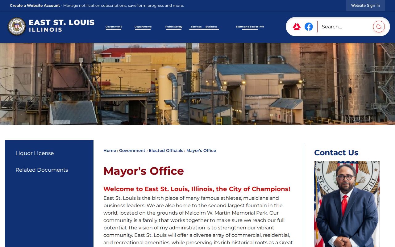 East St. Louis Police Department criminal records source